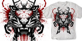 Predator Ink blot image
