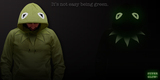 it's not easy being green. image