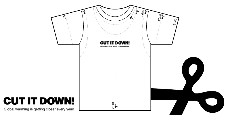 Cut it down! tee shirt design by Trebor - Robert Karpati