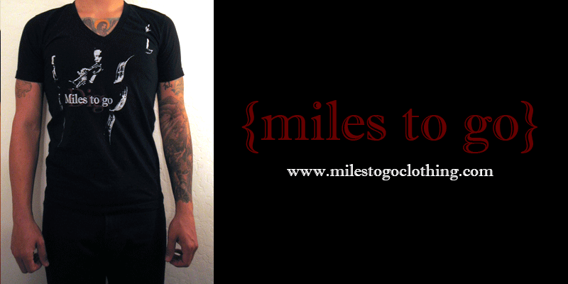 miles to go - dig v neck image