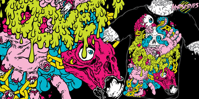 "Rockett -Yucko!-" by horsebites Rockett -Yucko!- tee shirt design by horsebites - HORSEBITES