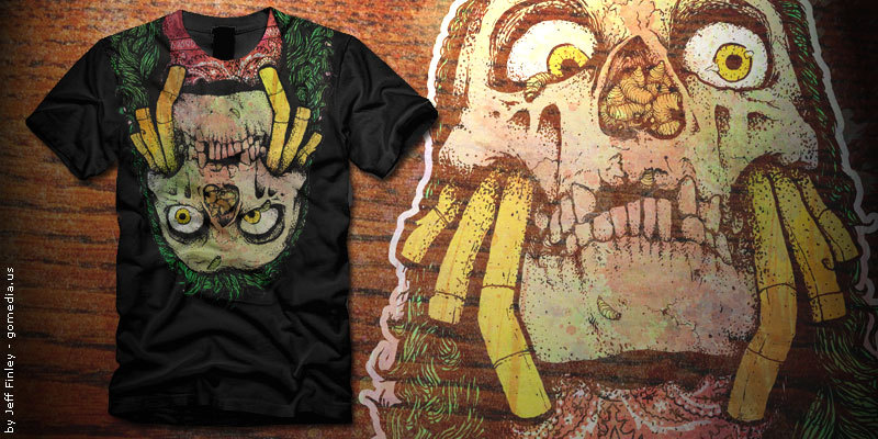 Maggot Folk tee shirt design by jfinley - Jeff Finley