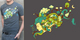 Parasites tee shirt design by Go Ape Shirts - Josh Perkins