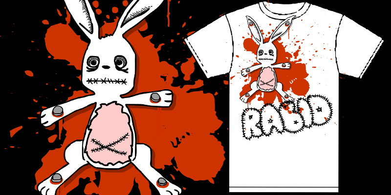 The Rabbit tee shirt design by MFA:d - MFA:d