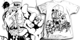 "Rockett -snot rockett- prelim" by sittingduck Rockett -snot rockett- prelim tee shirt design by sittingduck - Josh Stomberg