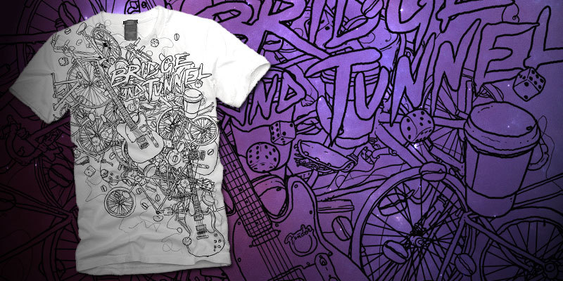 "Bridge and Tunnel" by jfinley Bridge and Tunnel tee shirt design by jfinley - Jeff Finley