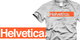Helvetica, Period. tee shirt design by ben - Ben