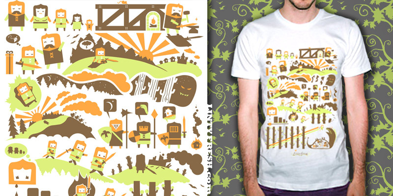 "The Epic of Niloofar" by gameyy The Epic of Niloofar tee shirt design by gameyy - Eric Terry