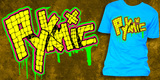PYKNIC typeface tee image