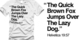 Quick Brown Fox tee shirt design by ben - Ben