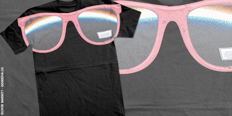 Big Ol Sunglasses tee shirt design by Oliver - Oliver Barrett