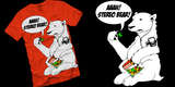 "Stereo Bear Clothing - Cool Bears eat Gummy People" by sittingduck Stereo Bear Clothing - Cool Bears eat Gummy People tee shirt design by sittingduck - Josh Stomberg