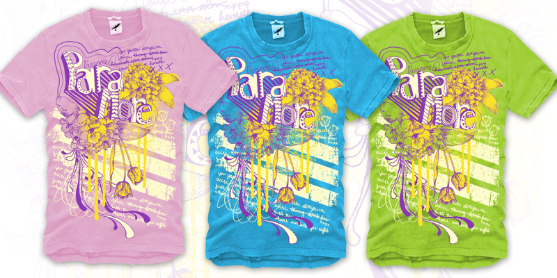 Paramore - Blossomy tee shirt design by conor - Conor