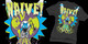Intergalactic Blues tee shirt design by beardstown - Joshua Martin