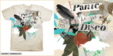 "panic at the disco" by wes_allen panic at the disco tee shirt design by wes_allen - wes allen