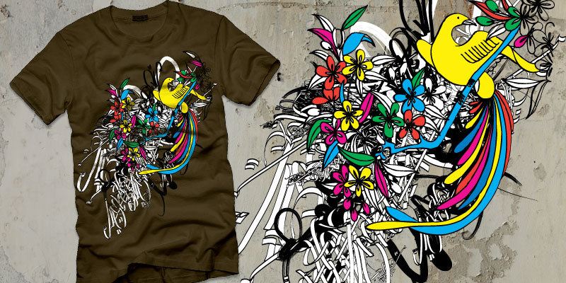 Shirt Woot - Paradisaea tee shirt design by collisiontheory - aj dimarucot