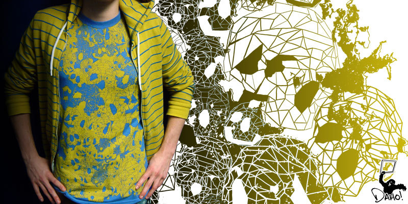 Paper Skulls - R.1 Tee-Off tee shirt design by printolithic - David Hoffmann