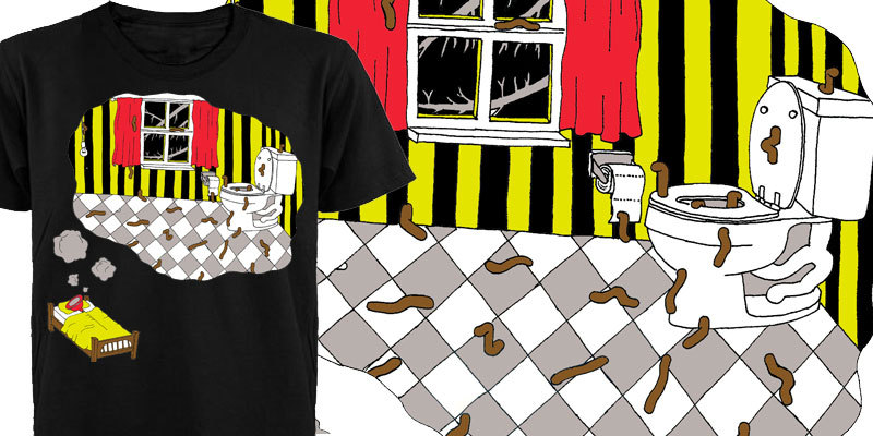 Tee Off Round One / PooP tee shirt design by birdie3431 - Seth
