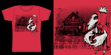 "Red Wolf (for Identity Malien inc)" by jaws919 Red Wolf (for Identity Malien inc) tee shirt design by jaws919 - Jason