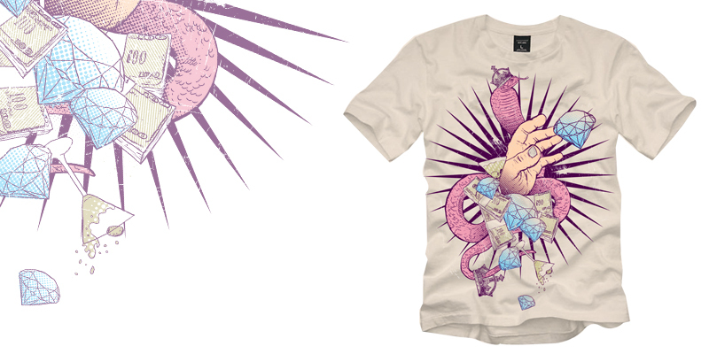 Vice tee shirt design by Sonne - Sol Amstutz