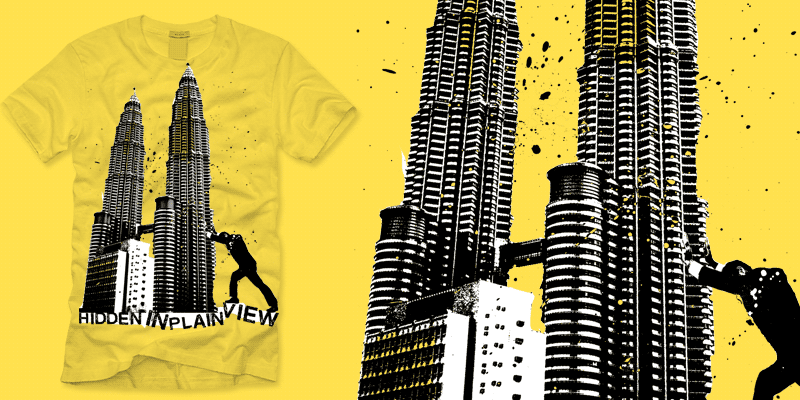 Hidden In Plain View tee shirt design by justinryan - justin