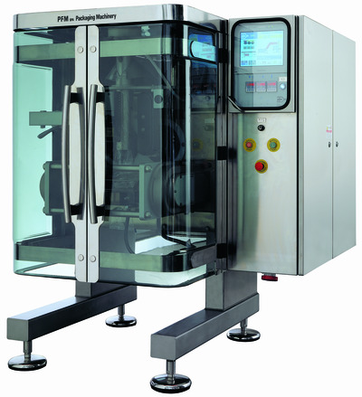 The PFM Comet vertical form-fill-seal bagger. 