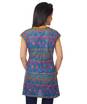 Folk print bias tunic 
