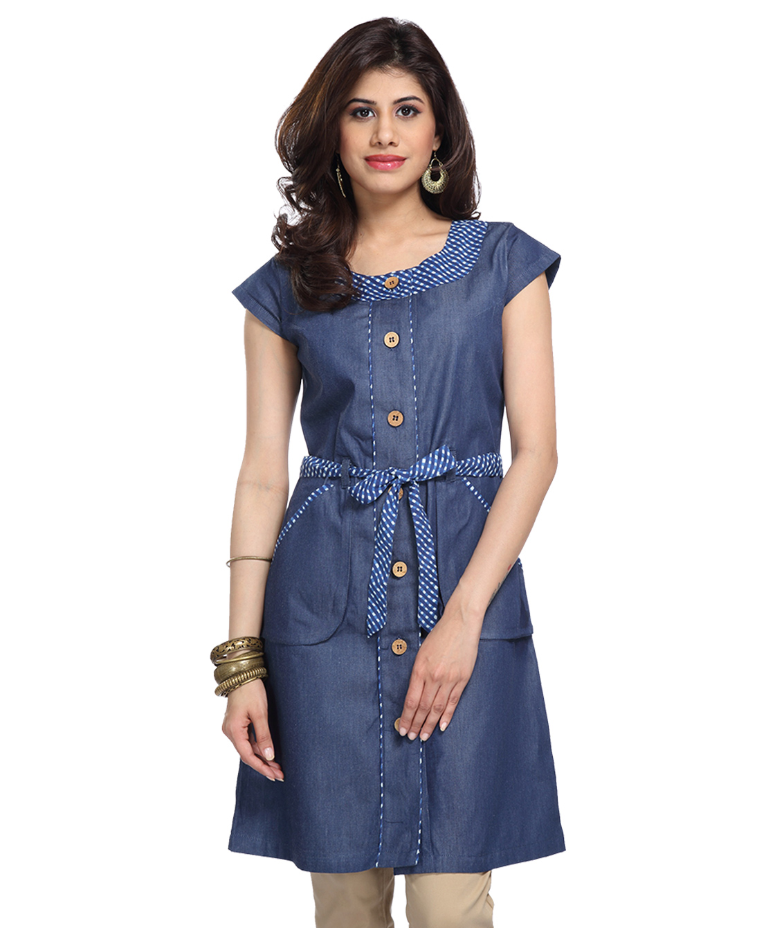 Denim tunic