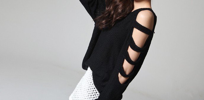Vivacious Peek Knit Top