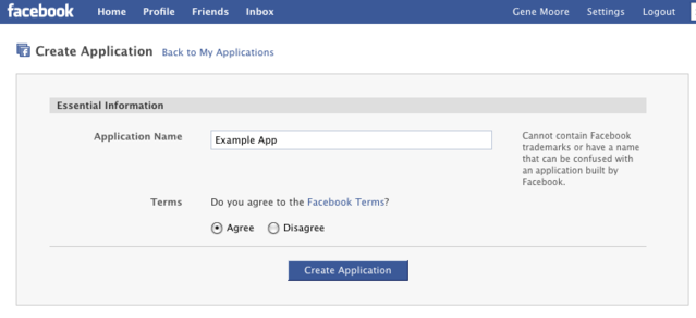 Create Application