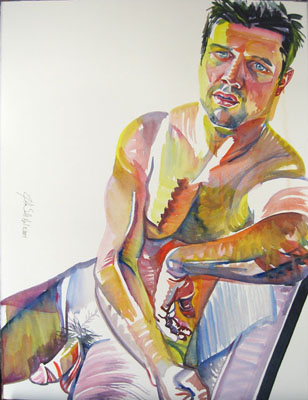 <em>J. Smith</em>, 2004. Acrylic on paper. 29 1/2 x 22 in. Courtesy of the Craig Krull Gallery, Santa Monica.