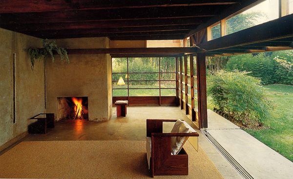  Rudolph M. Schindler's house on Kings Road, West Hollywood. Photo: Grant Mudford. Copyright the artist.