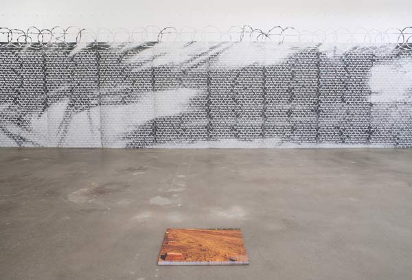Andrea Bowers, <em>No Olvidado - Not Forgotten</em>, 2010. Graphite on paper, 23 drawings, 50 x 120 in. each. Photos: Robert Wedemeyer. All images courtesy Susanne Vielmetter Los Angeles Projects. Andrea Bowers, <em>No Olvidado - Not Forgotten</em>, 2010. Graphite on paper, 23 drawings, 50 x 120 in. each. Photos: Robert Wedemeyer. All images courtesy Susanne Vielmetter Los Angeles Projects.
