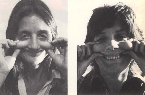 Detail from photo collage by Barbara T. Smith, published in <em>Vision</em>, issue 1, 1975. Detail from photo collage by Barbara T. Smith, published in <em>Vision</em>, issue 1, 1975.