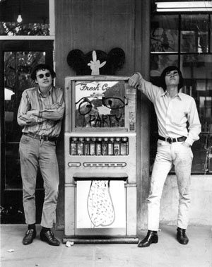  Terry Allen (left) and Gary Wong at Chouinard Art Institute, 1966.
