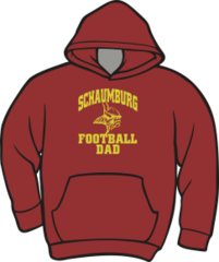 Schaumburg Vikings Football Dad Hoodie