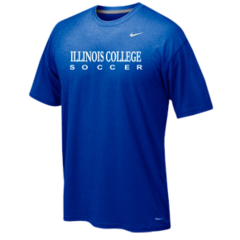 Illinois College Short Sleeve Poly Top