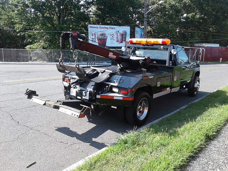 (6809) 2000 Chevy HD 3500 BLK, Vulcan 882Twin Line Wrecker