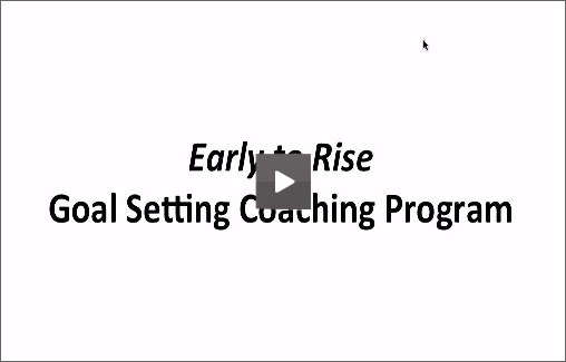 Goal Setting Coaching Program