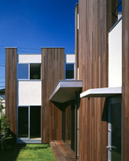 Garden pass through a house