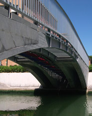 Ponte ciclo-pedonale al Lido di Venezia