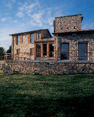casa sulla collina