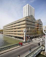 Reconstruction du bâtiment des Magasins Généraux, Paris La Villette