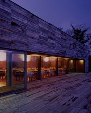 Restaurant in the village of Brufe
