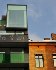 Apartments in urban setting. Korsgata 5 