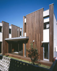 Garden pass through a house