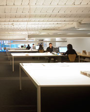 Espacio de trabajo en antigua carbonera