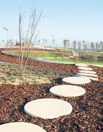 Park Atop The New Horta Bus Deposit In Barcelona