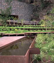 Volcano Pavilion and Water Garden of S. Vicente