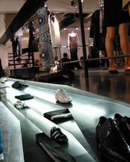 Allestimento per un negozio di alta moda a Roma